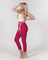 Seki Red Tapered Pants - Blissfully Brand